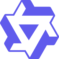 通义千问AI平台紫色几何Logo